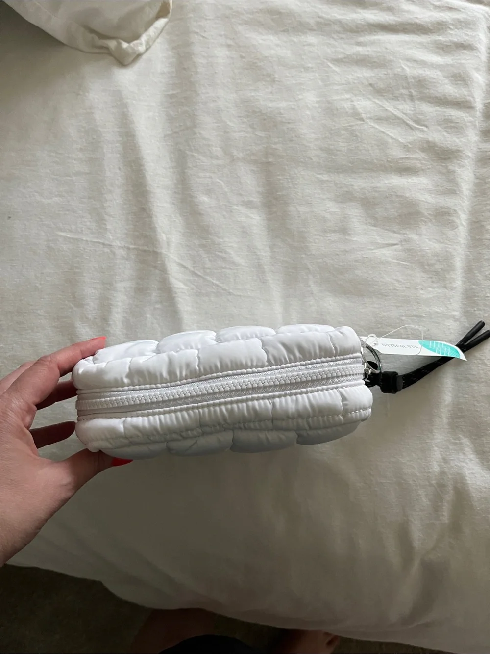 Free People FP Movement Quilted Cosmetic Wristlet Bag NWT